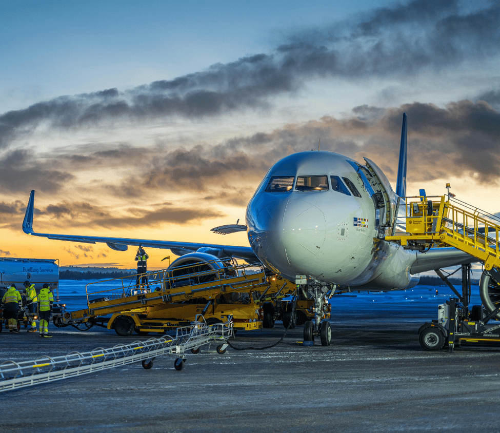 Air Freight Cargo Being Loaded onto Aircraft